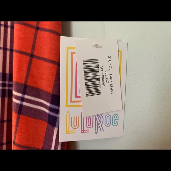 NWT LuLaRoe Jessie Women’s Dress Sz XS - Picture 4 of 5